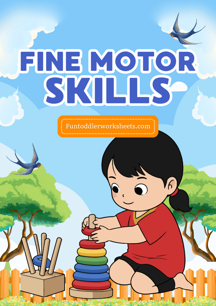 Fine motor skills worksheets for toddlers printable activity