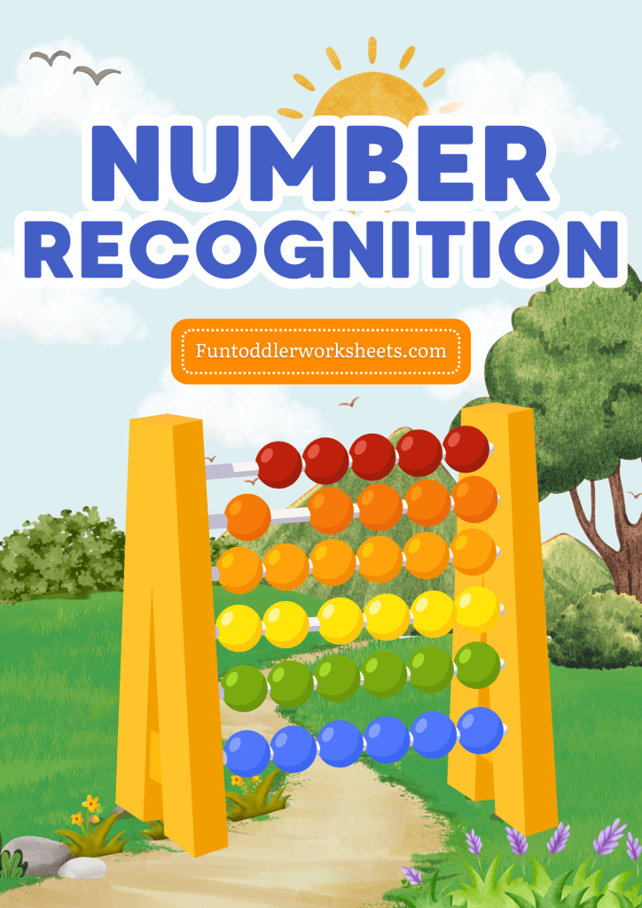 Number recognition worksheets for toddlers printable activity